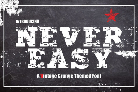Never Easy Font