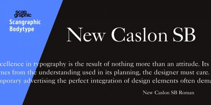 New Caslon Font