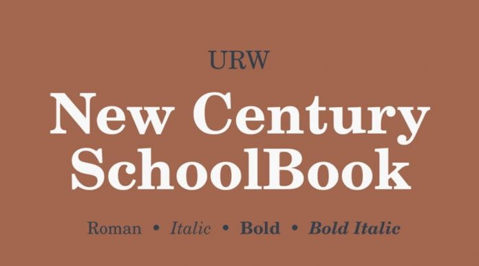 New Century Schoolbook FREE font
