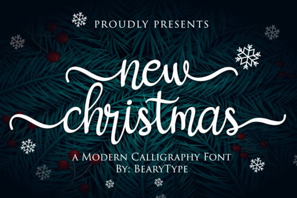 New Christmas Font
