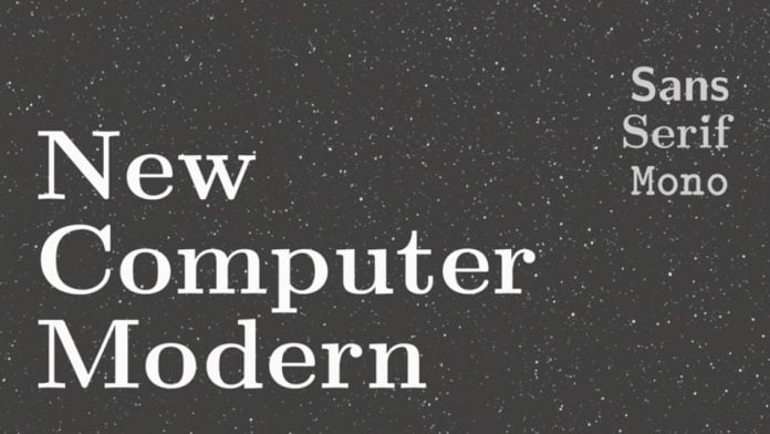 New Computer Modern FREE font