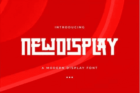 New Display Font