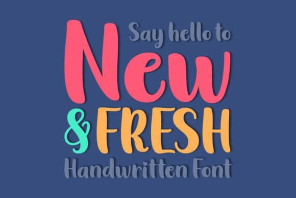 New & Fresh Font