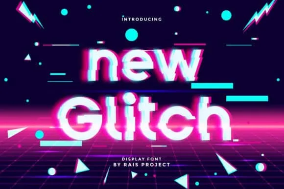 New Glitch Font