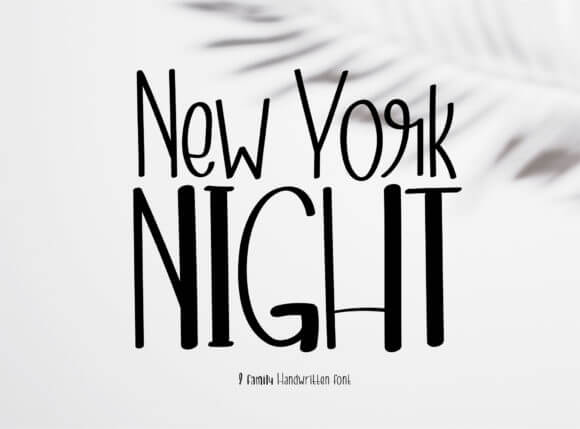 New York Night Font