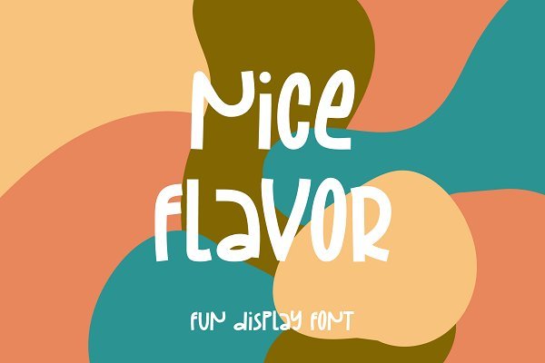 Nice Flavor - Fun Display Font