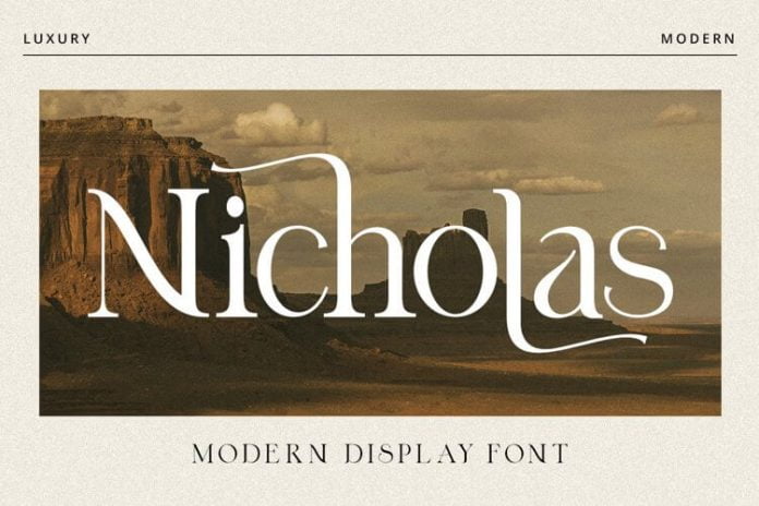 Nicholas Hand-drawn Display Font