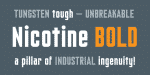 Nicotine Font