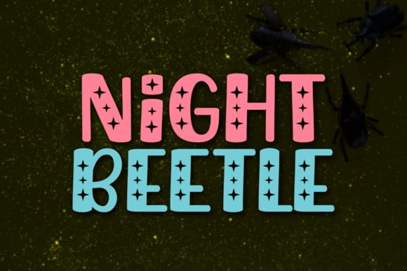 Night Beetle Font