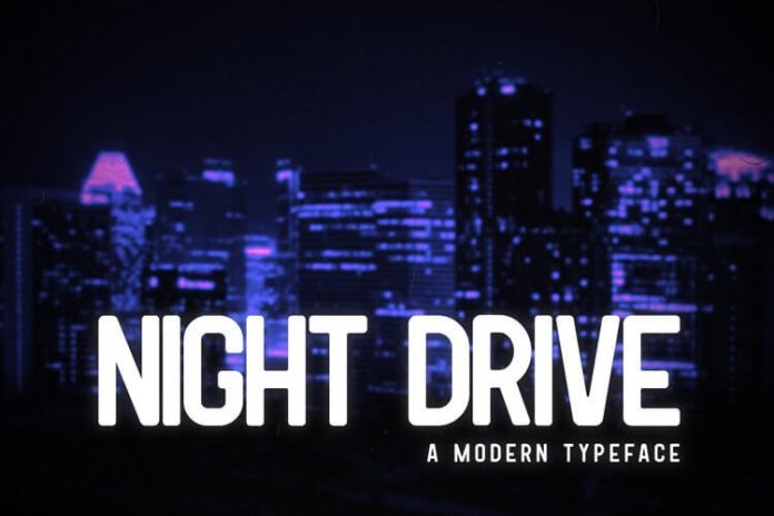 Night Drive Font
