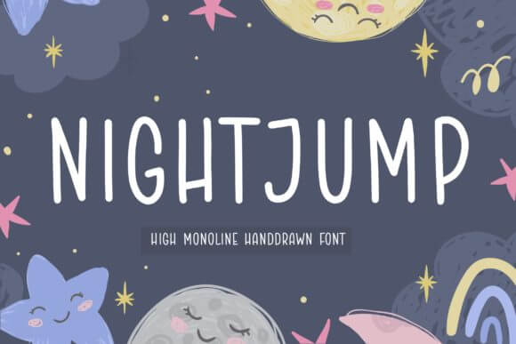 Night Jump Font