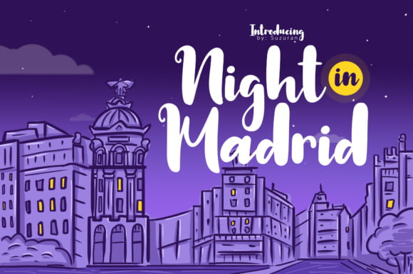 Night in Madrid Font