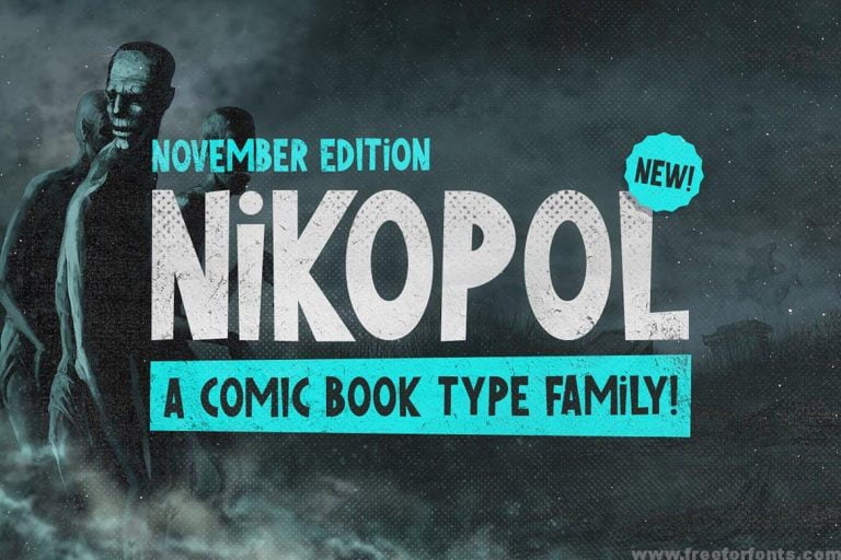 Nikopol Typeface Font Free Download