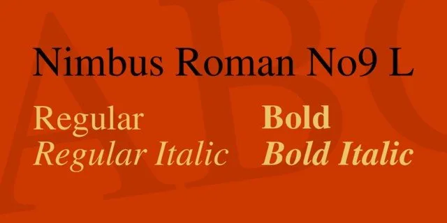 Nimbus GPL Collection Font