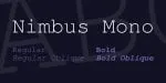Nimbus GPL Collection Font