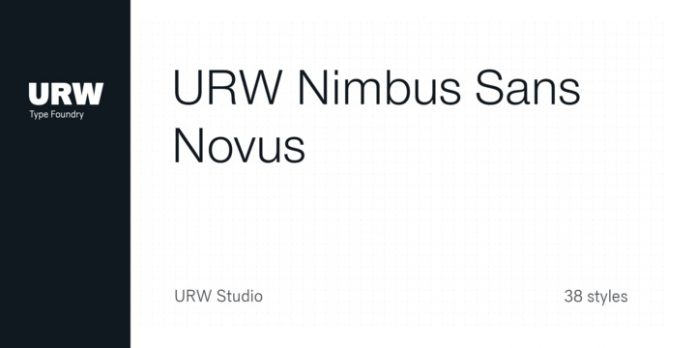 Nimbus Sans Novus Font