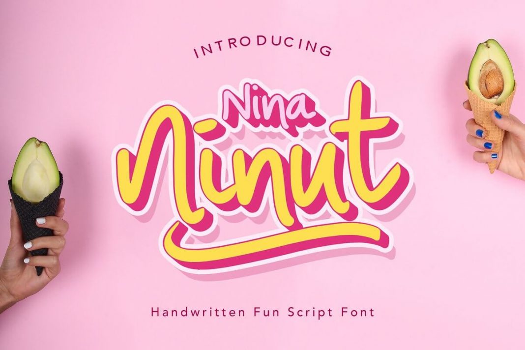 Nina Ninut - Fun Handwritten Font