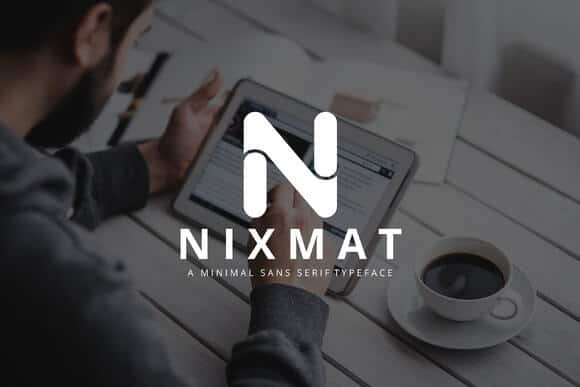Nixmat | A Brand Identity Font