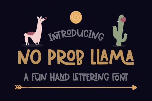 No Prob Llama Font