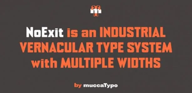 NoExit family Font