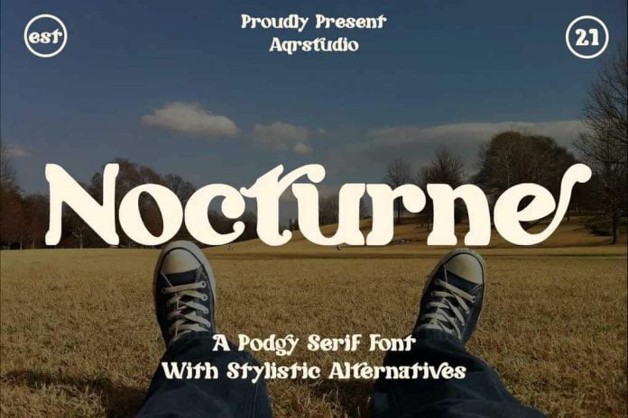 Nocturne - Podgy Serif Font1