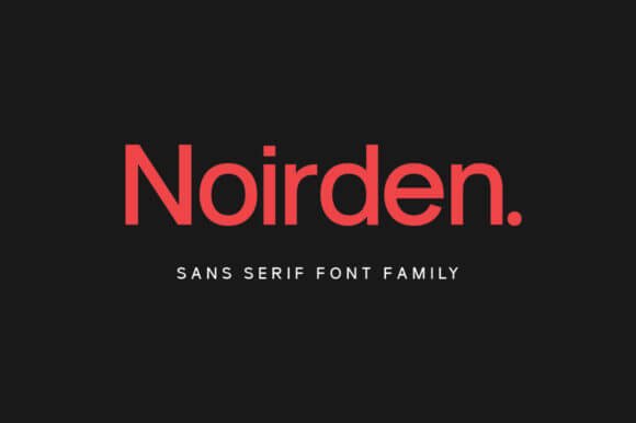 Noirden Family Font