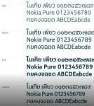 Nokia Pure Thai Beta Font