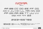 Noma Wide-Set Display Font