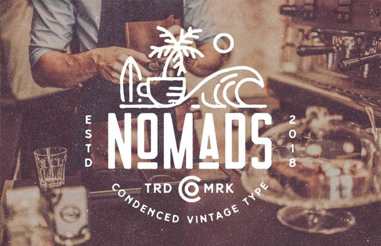 Nomads – The Farmer Original Typeface Font Free Downlaod