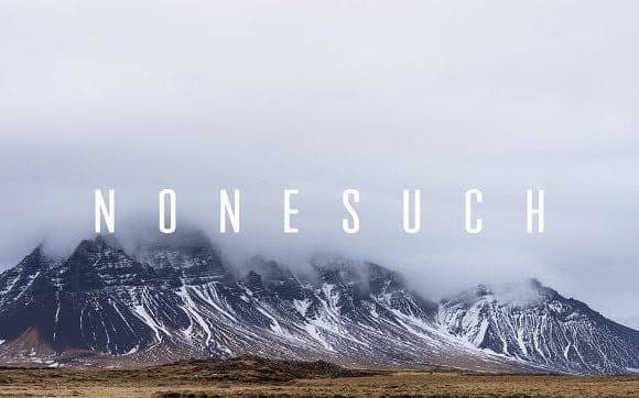 Nonesuch Sans Serif Font