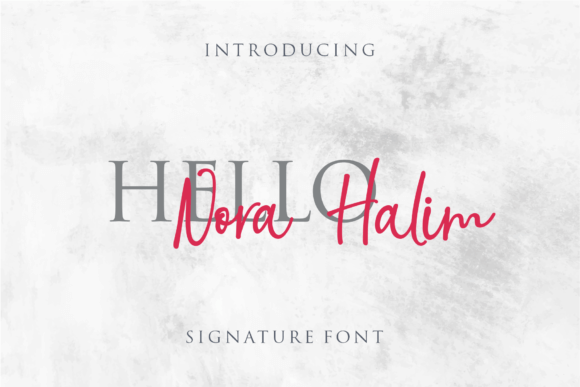 Nora Halim Font