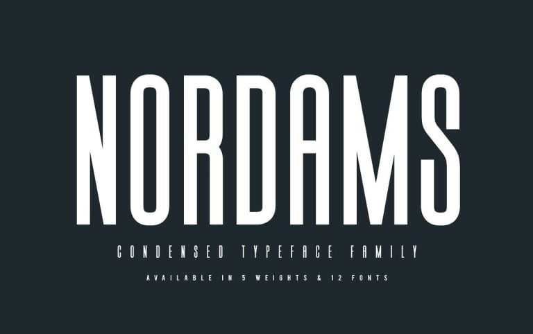 Nordams Sans Serif Font