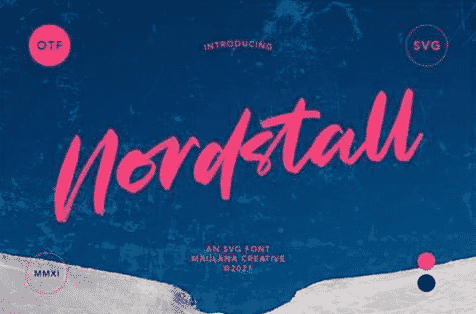 Nordstall Font Nordstall Font
