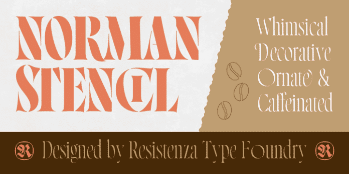 Norman Stencil Font Family