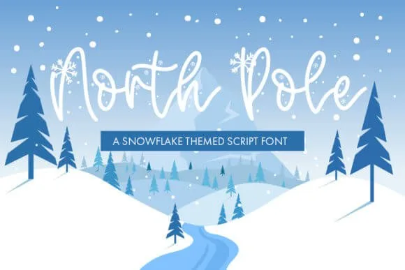 North Pole Font