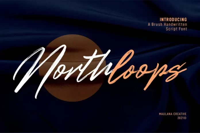 Northloops Brush - Handwritten Script Font