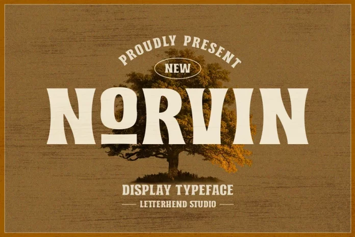 Norvin - Display Typeface Font