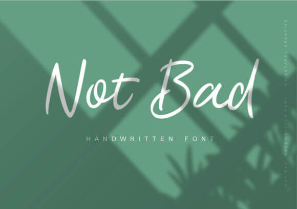 Not Bad Font
