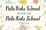 Note Kids School Font