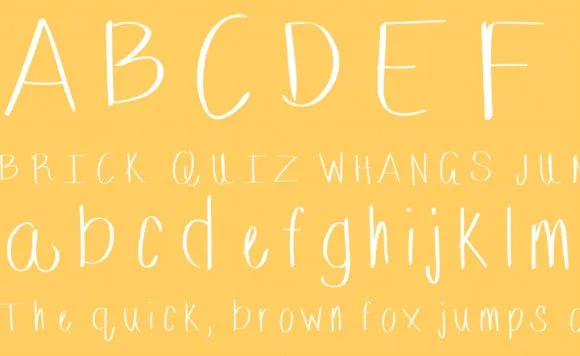 Nothing Fancy Font