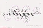 Nothingham Script Font