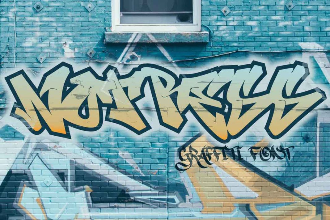Notress - Graffiti Display Font