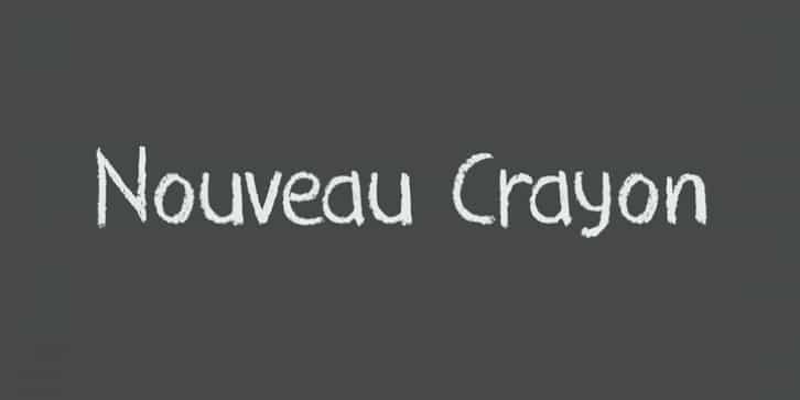 Nouveau Crayon Font Free Download