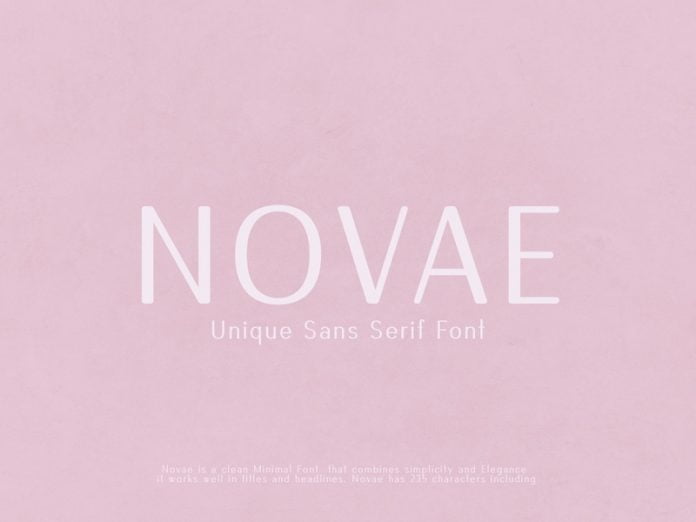 Novae - Unique Sans Serif Font