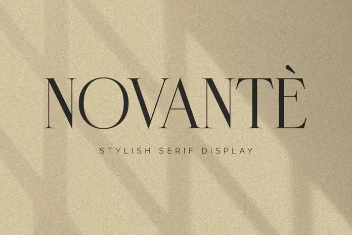 Novante - Display Serif Font