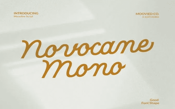 Novocane Mono Font