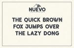 Nuevo Font