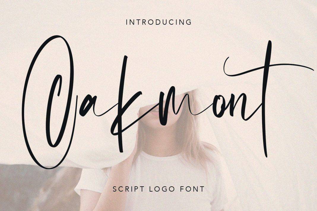 Oakmont Script Logo Handmade Font