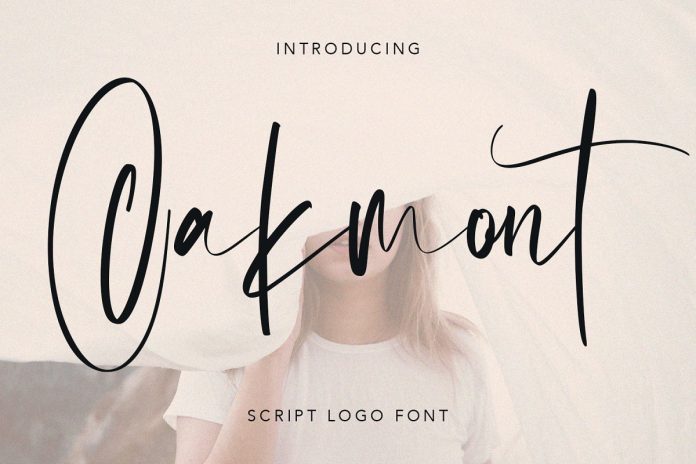 Oakmont Script Logo Handmade Font