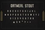 Oatmeal Stout Font